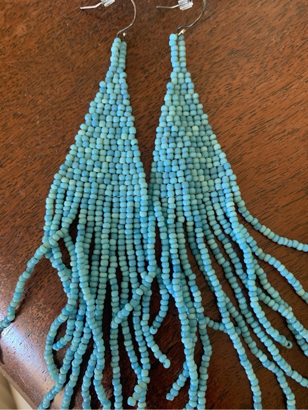 Turquoise Beaded Earrings